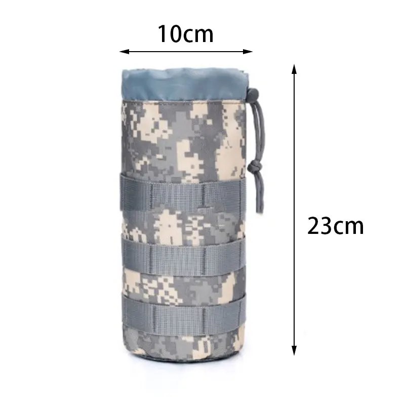 

Tactical Water Bottle Bag Pouch Upgraded Travel Holder Sport Bag Outdoor Hydration For Camping Hiking Fishing Bags