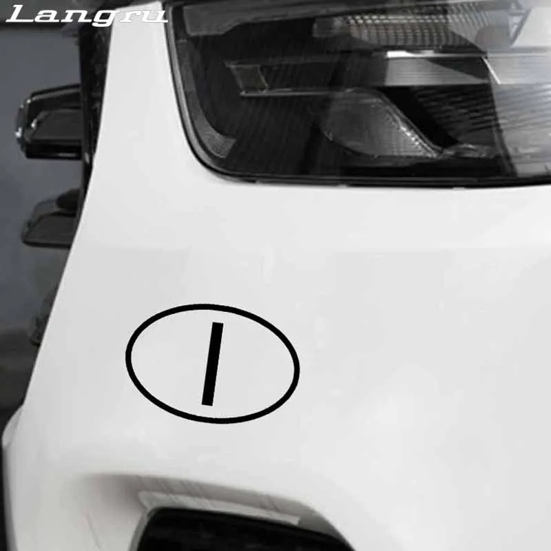 Рисунок 3 - Овальные виниловые наклейки Langru 13