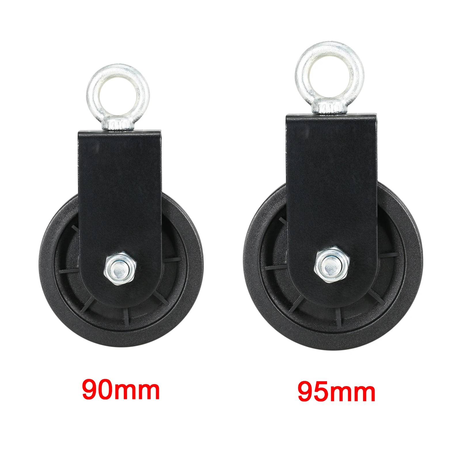 

Silent Cable Pulley System 360 Degree Detachable Rotation Traction Wheel DIY Pulley Attachment for Home Gym Lifting