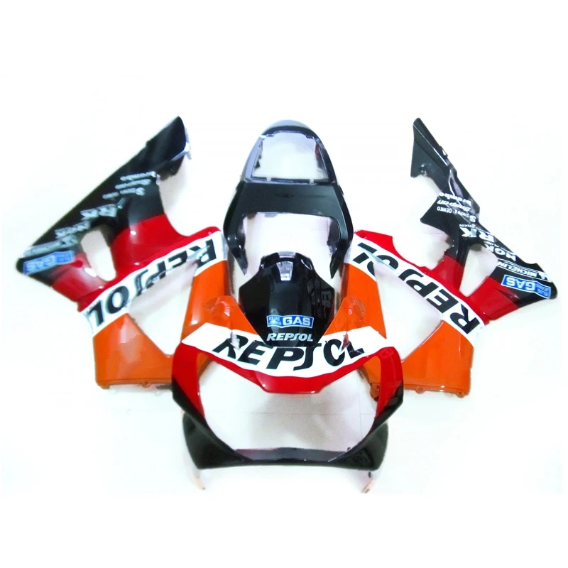 

Fashion Motorcycle Fairing kit For Honda CBR900RR CBR929RR 00 01 Black Orange Red Injection fairings cbr929 2000 2001 ZC10