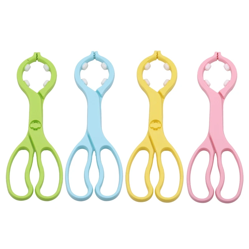 Anti-slip Sterilized Resistant Plastic Tongs For Baby Bottles Tweezers Milk Bottle Clamp Skid Clips |