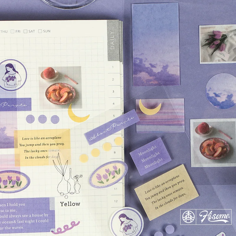 2 листа креативный свежий ретро стиль дневник diy милые наклейки жизни Скрапбукинг