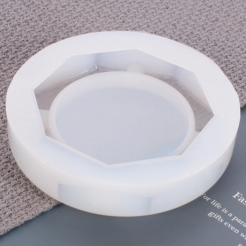 

DIY Silicone Crystal Epoxy Mold Epoxy Ashtray Square Rhombus Round Mirror Free Polishing Silicone Mold