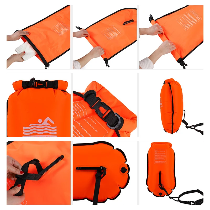 Уличная водонепроницаемая сумка для плавания с защитой от утопления легкая