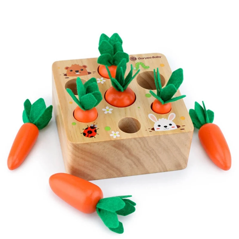 

Table Play Toy Brain Game Portable Multifunctional Carrot Toy Table Game Creative Kids Gift