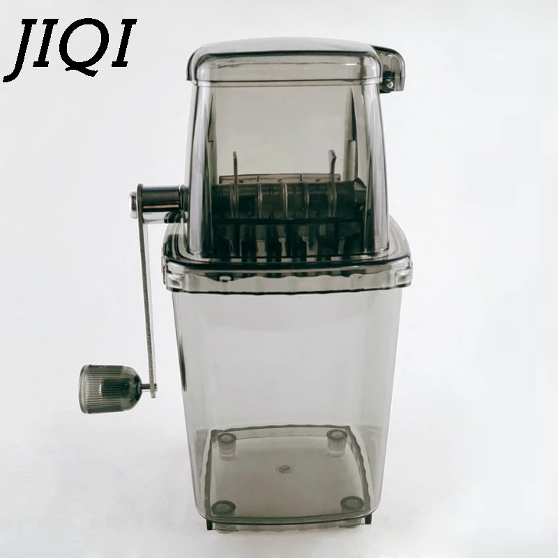 JIQI ледодробилка ручная бритва Ледогенератор Слюнявчики инструмент для