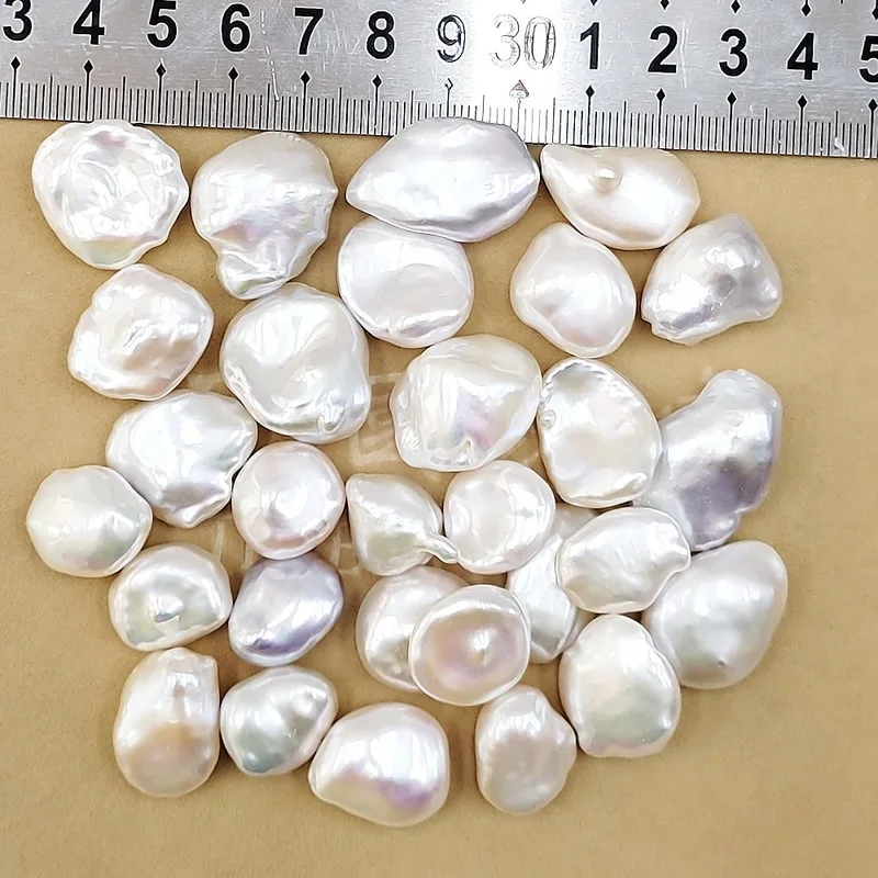 

Natural Freshwater Pearl Baroque Broken Silver Irregular Shaped Loose Beads DIY Bracelet Necklace Jewelry Accessories