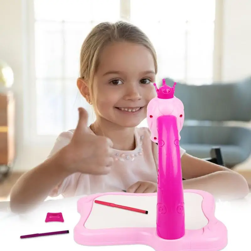 

Children Projector Painting Board Desk Art Drawing Table Toys Arts And Crafts Projection Kids Early Educational Learning Toy