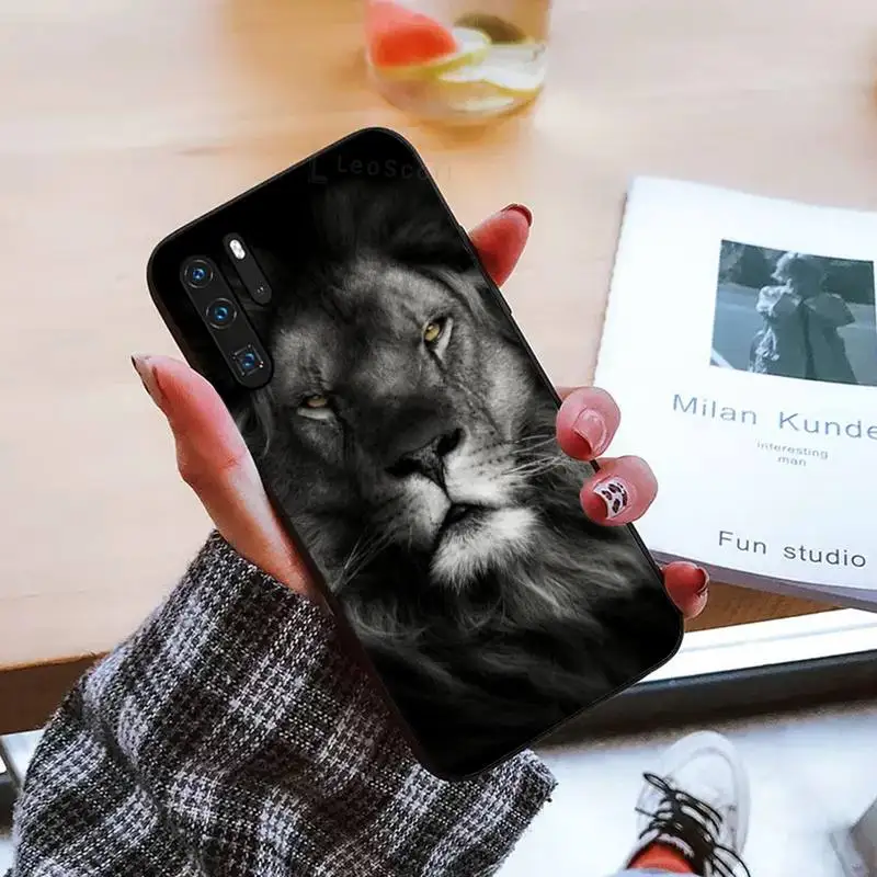 

Animals The Lion Phone Case For Huawei honor Mate mate P 10 9X 10i 20 30 40 y7 pro p smart 2019 lite