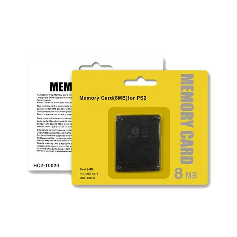Карта памяти 8/16/32/64/128/256 Мб для PlayStation 2 Playstation Card Builds PS2 Sony Memory A9N4|Аксессуары батарей