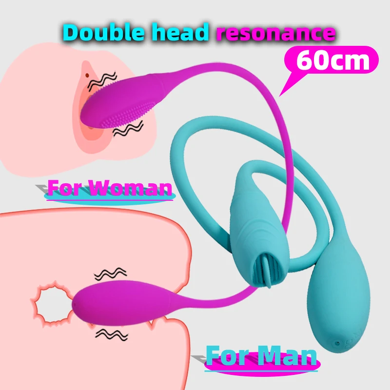 Двойной фаллоимитатор Анальный вибратор секс- игрушки для мужчин женщин