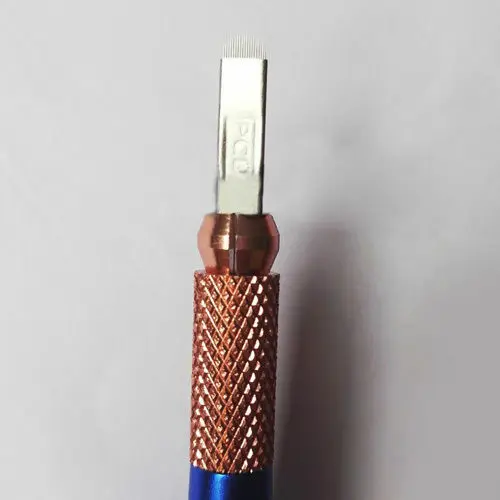 

10Pack Wholesale Microblading Eyebrow Tattoo Permanent 3D Makeup Manual U Shape 19 Needle