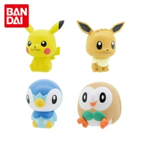 bandai genuine gashapon series pokemon pikachu eevee doll toy kids gifts