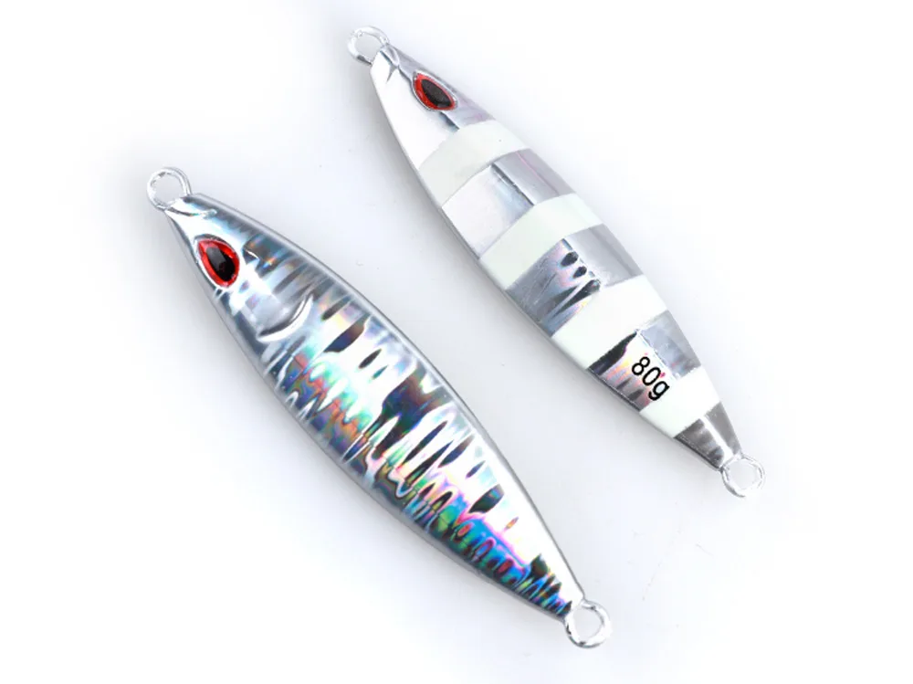 5 шт. светящаяся приманка для ночной рыбалки 40 г 60 80 100 150 200 г|spoon bait|fishing jigslow jig |