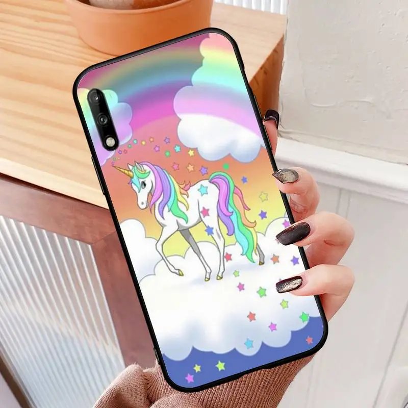 

Cute Rainbow Unicorn Phone Case For Samsung J2 4 5 6 7 Prime Pro Plus DUO 2016 2017 2018 Cover Fundas Coque
