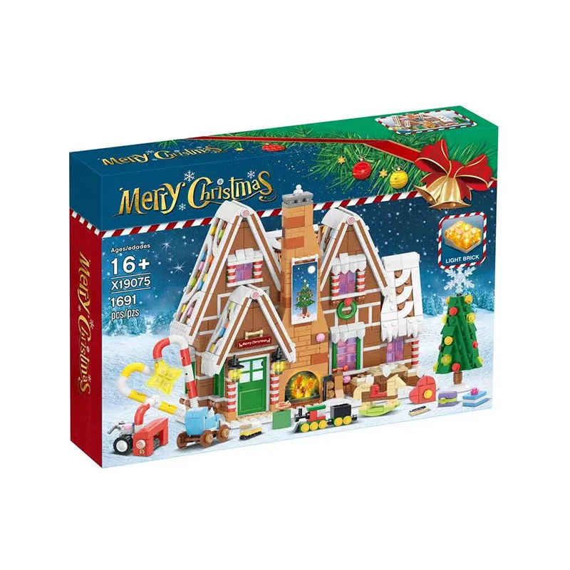 

2021 Girl Friends Series Gingerbread House doll Compatible Creator Friends 10267 Building Blocks Toys for Kids Christmas Gift