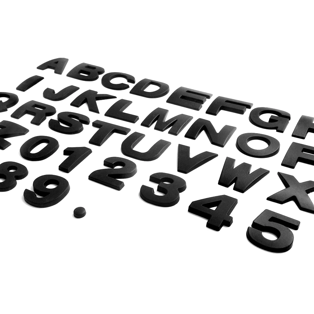 3D металлический знак алфавита цифры логотип для Volkswagen VW Passat b6 b8 b5 b7 Гольф 4 5 6 mk7 mk6