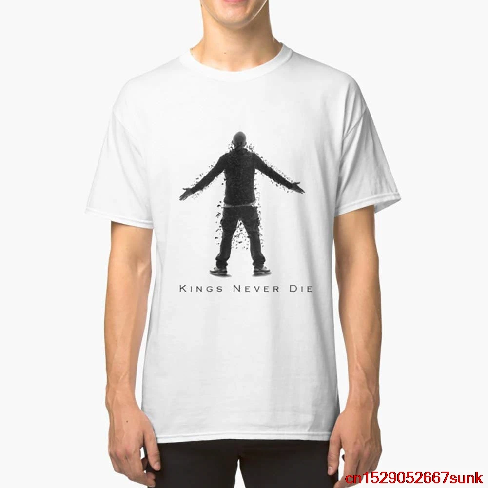 Kings Never Die Классическая футболка с капюшоном для мужчин женщин унисекс полный