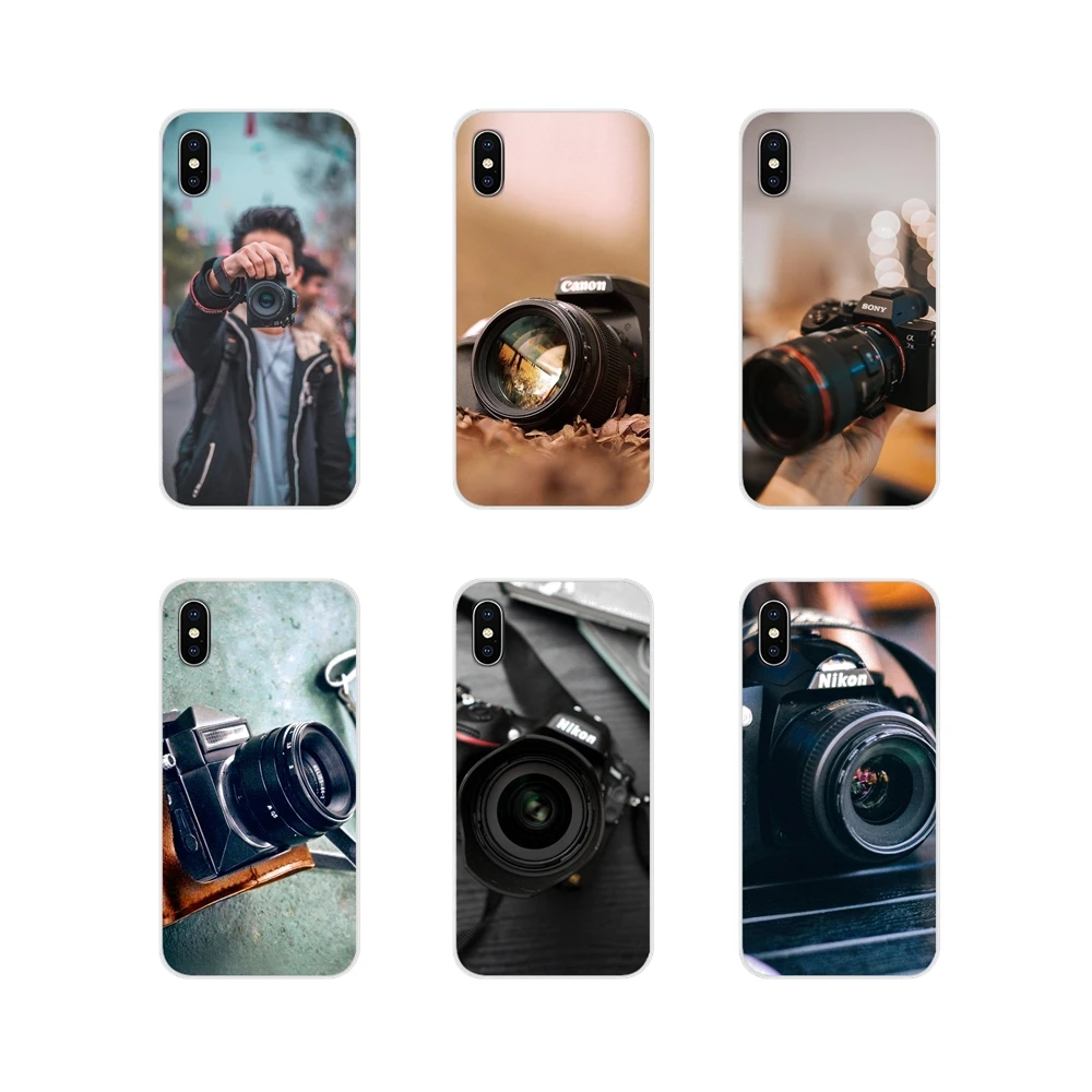 Для Apple iPhone X XR XS 11Pro MAX 4S 5C SE 6S 7 8 Plus ipod touch 5 6 Cell фотограф объектив для камеры|Бамперы|