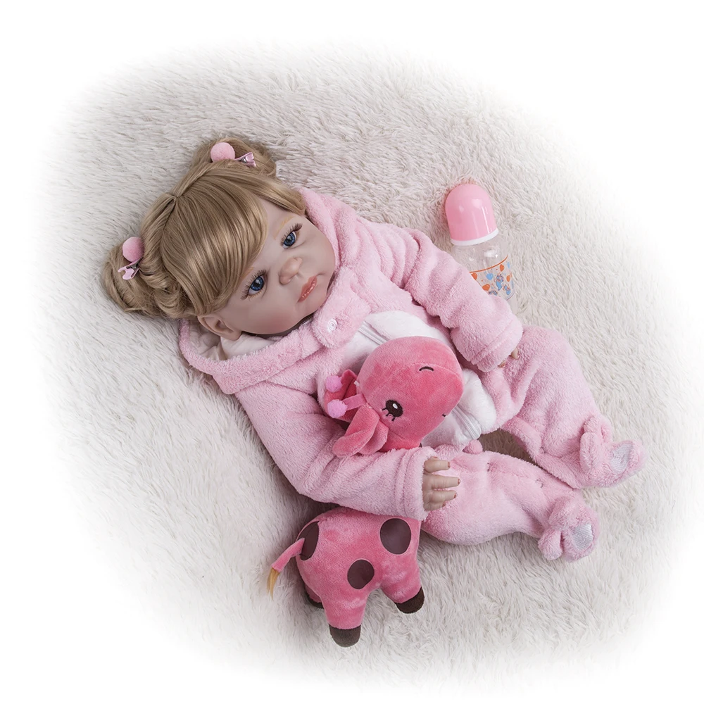 57 см полностью силиконовая виниловая кукла для новорожденных девочек Bebe Alive Lifelike