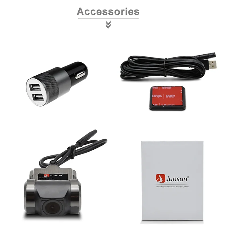 Junsun S500 ADAS Автомобильные видеорегистраторы Full HD Dash Cam камера LDWS Авто рекордер скрытого типа для Android мультимедийный плеер DVD