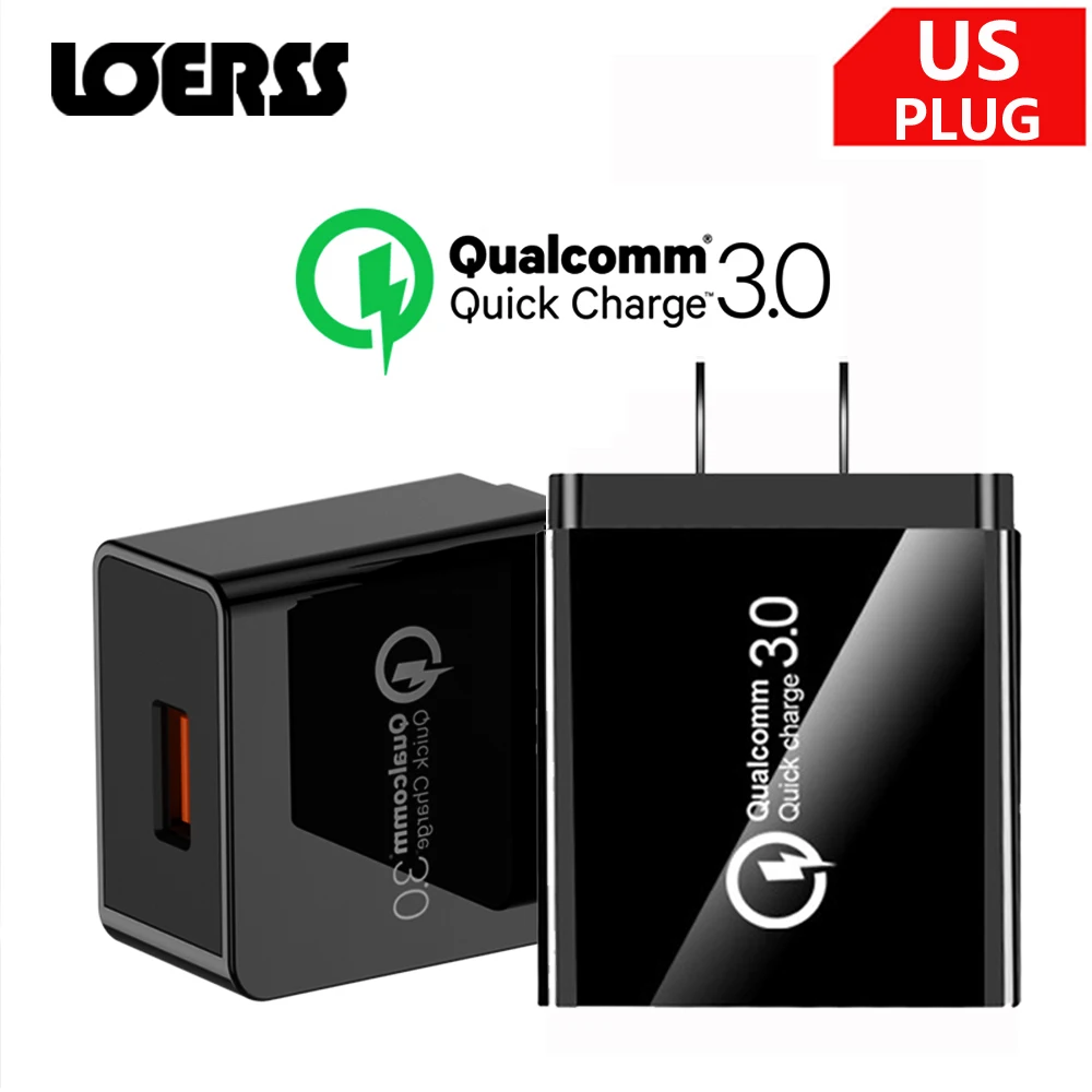 Штепсельная Вилка стандарта США быстрая зарядка 3 0 быстрое USB зарядное