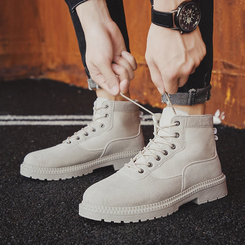Мужские ботинки сезон осень-зима 2020 мужские водонепроницаемые из искусственной