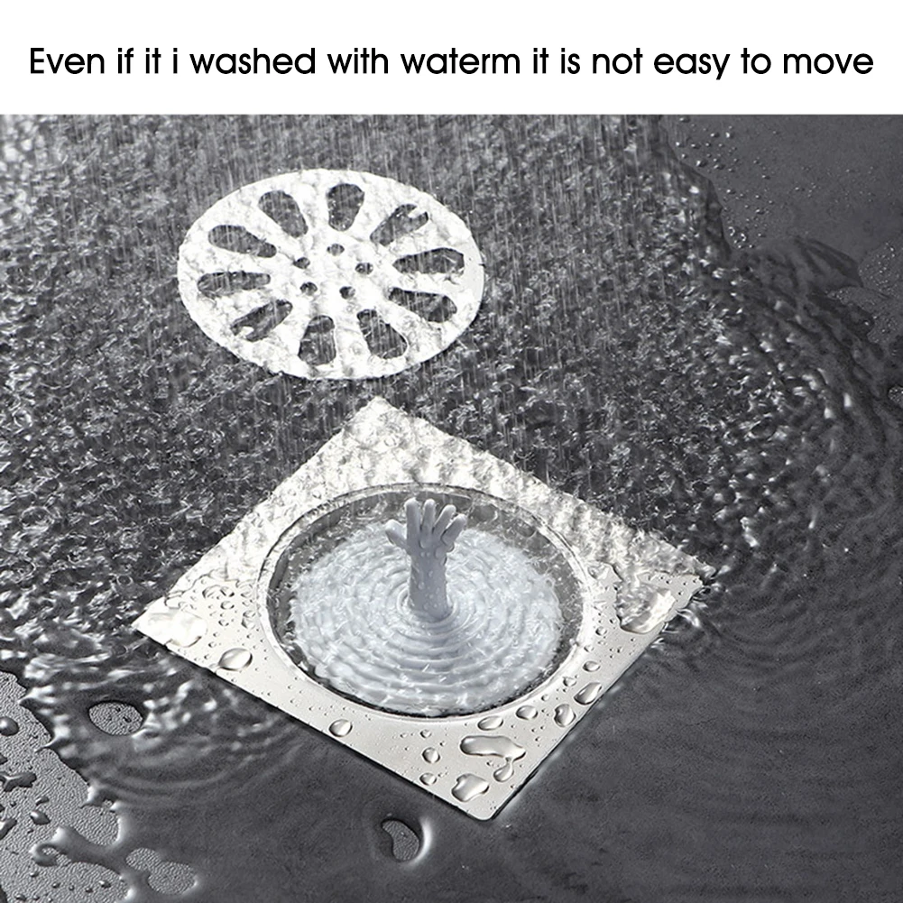 Силиконовая пробка для слива круглая непромокаемая с ручкой волос ванной кухни