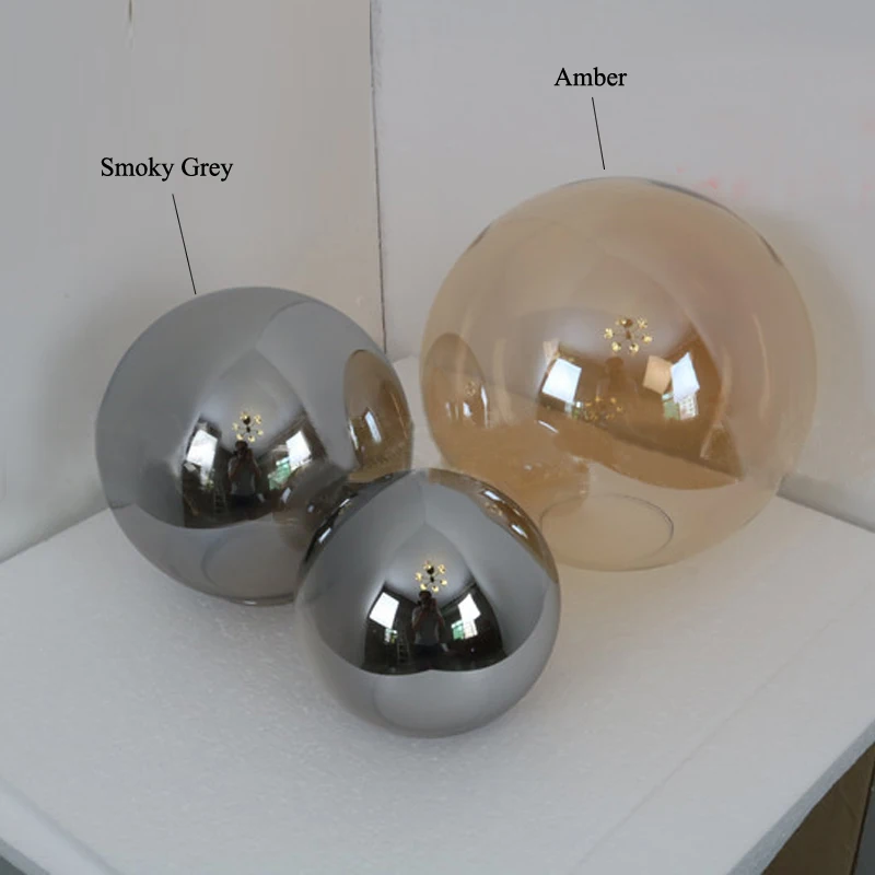 Современная декоративная светодиодная гирлянда 20 см со стеклянными шариками и