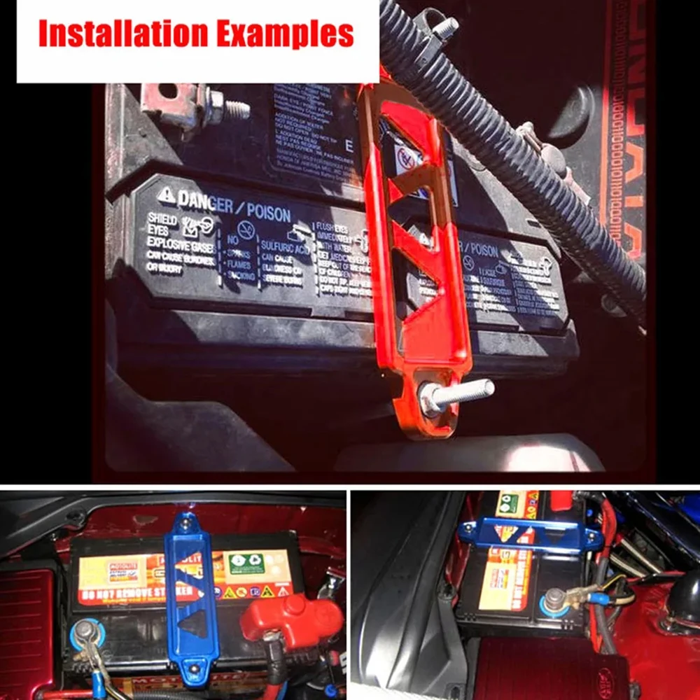 7 цветов алюминиевая красная заготовка Автомобильная батарея стягивающийся