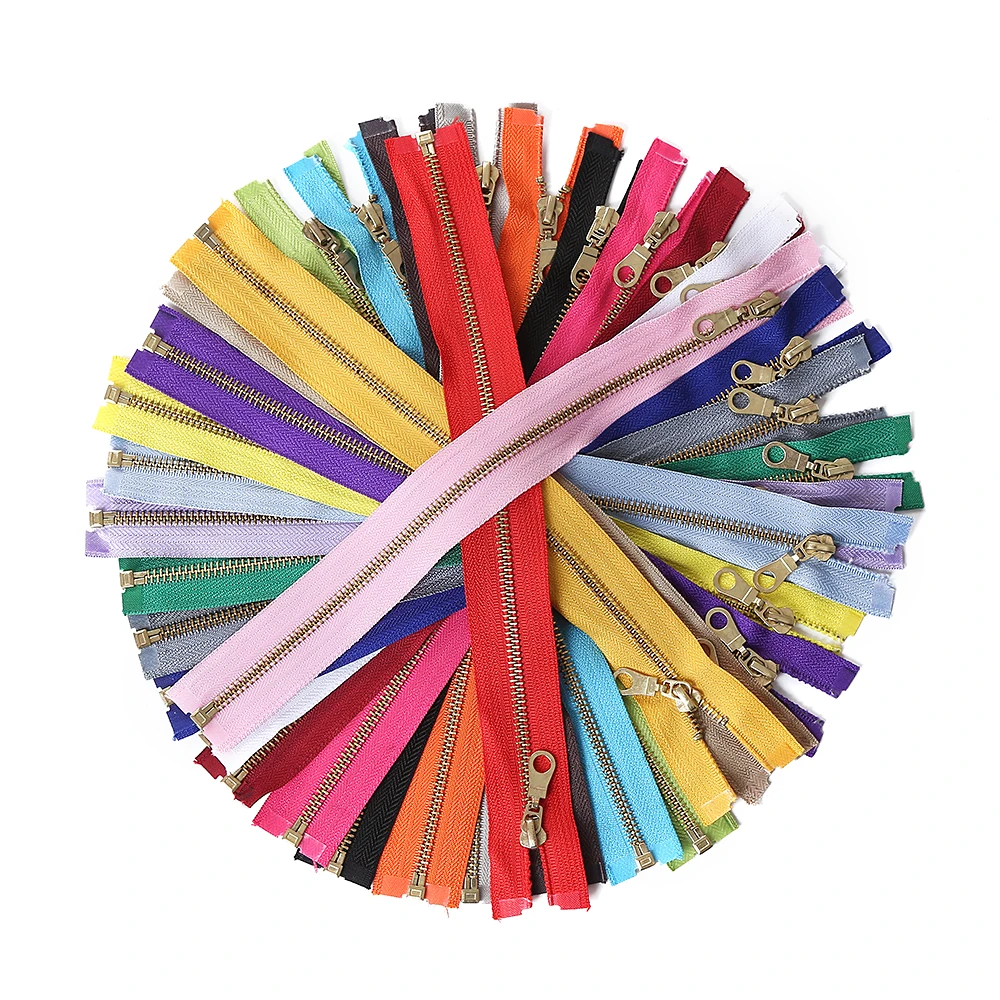 Молнии с пончиком для шитья, 5 #30 см/40 см/50 см/60 см, 20 шт.