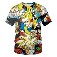 2021 summer hot selling youth 3dt shirt japanese anime cartoon 3d digital printing handsome casual fashion cool t shirt
