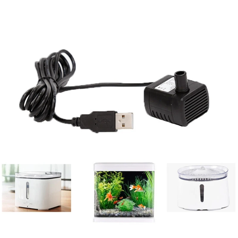 

Flow Rate Waterproof Brushless Pump DC 3.5V-9V 3W 200L/H Mini Submersible Water Pump Solar Micro USB Submersible Pump