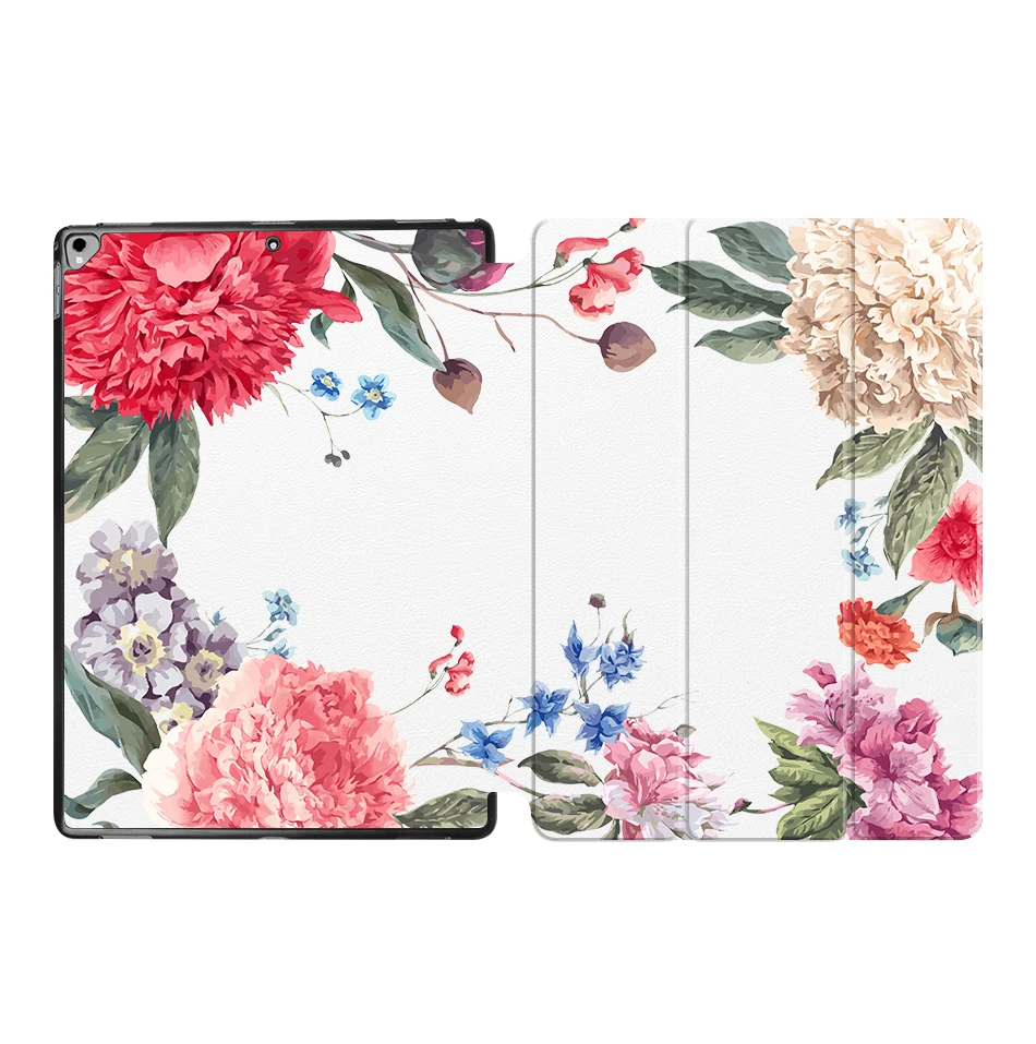 IP01 MTT цветок из искусственной кожи чехол для Apple iPad Pro 12,9 дюймов Магнитный Флип Стенд смарт-чехол A1584/A1652 A1670/A1671 - Цвет: IP01