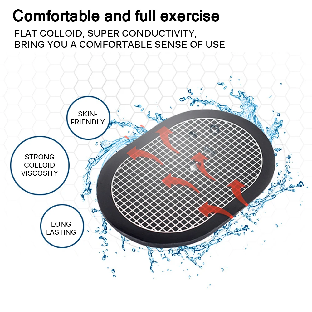 3 шт. силиконовая самоклеющаяся органических полимеров электродный башмак