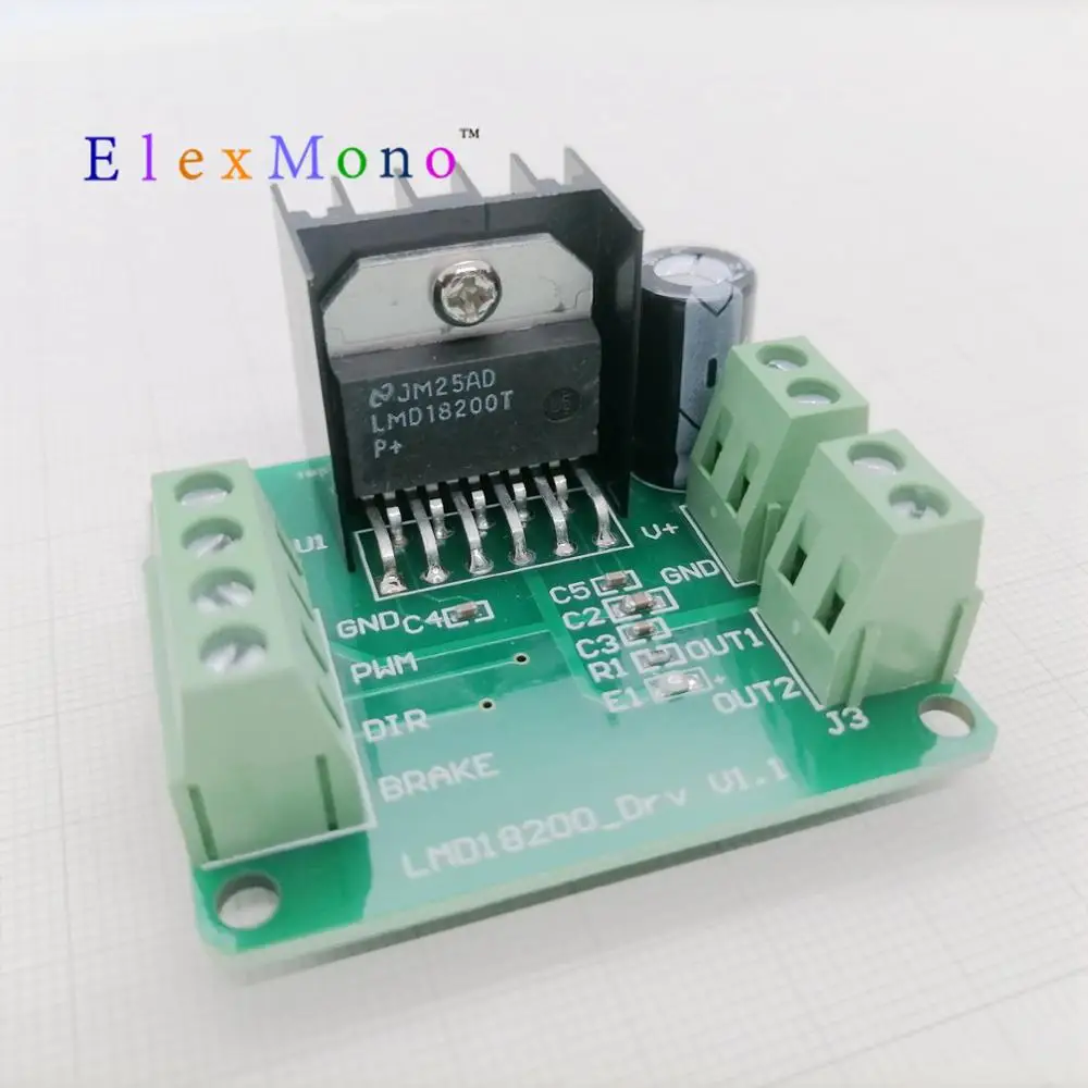3A ШИМ Регулируемый Модуль драйвера двигателя LMD18200T для Arduino Robot Car DC Moteur |