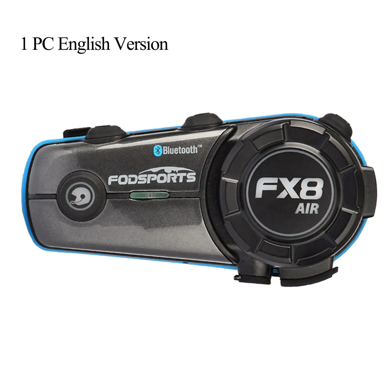 

Fodsports FX8 Воздушный домофон Гарнитура для мотоциклетного шлема 4 гонщики Bluetooth-гарнитуры 1000 м Мотодомофоны, музыкальное разрешение, FM, водонепроницаемость