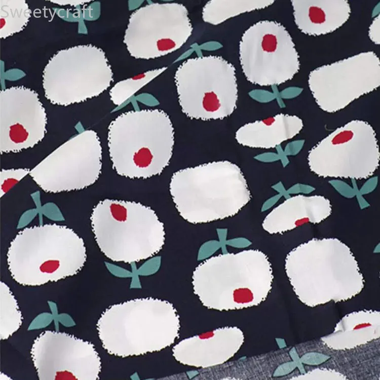 Ткань поплин с высокой плотностью печати 100% хлопчатобумажная ткань шитье своими