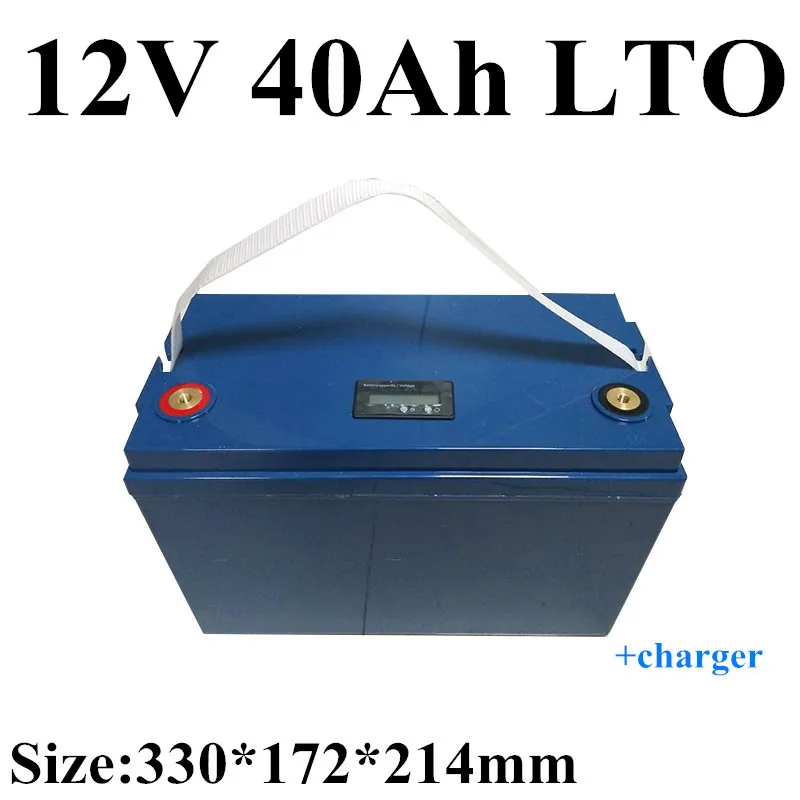 ГТК Перезаряжаемые Батарея 12V 40Ah аккумулятор лто с BMS встроенный для лодки