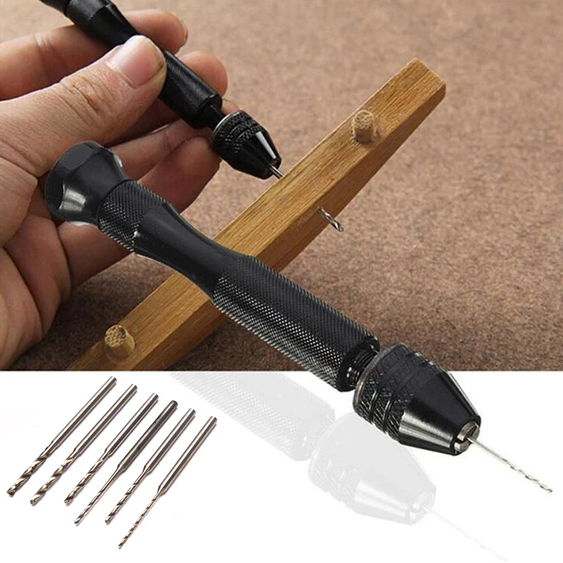 5Pcs Micro HSS Twist Drill Bit Kit 0.8-2mm High Speed Steel Bits For Rotary Tool