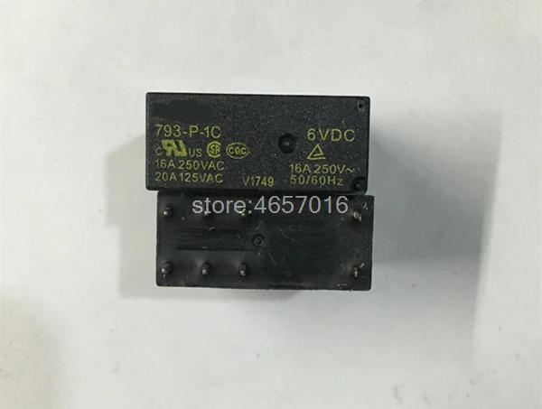 

Оригинальные реле 793-P-1C 12VDC 8PIN Single 16A G2R-1-E 12V, 5 шт./лот