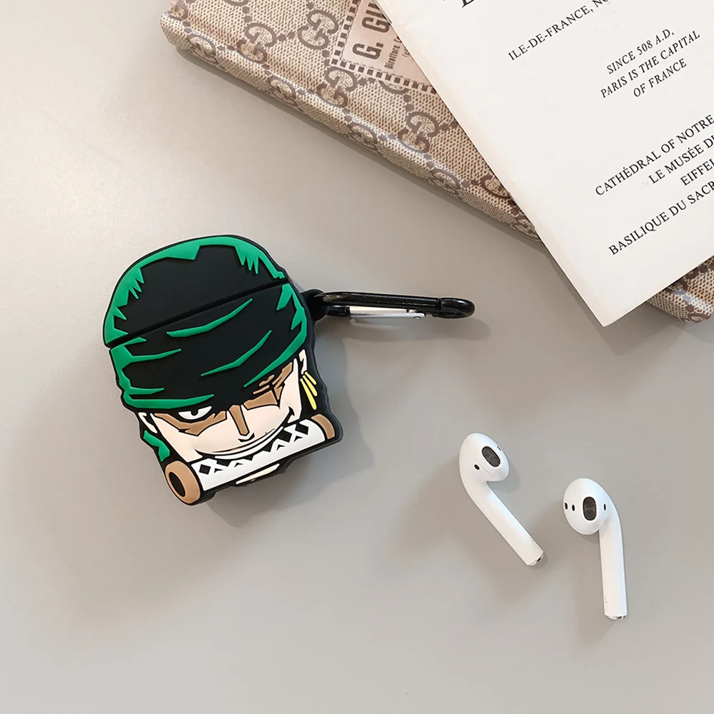 3D милый силиконовый дизайн для Зоро защитный чехол Airpods 1/2 Bluetooth наушников