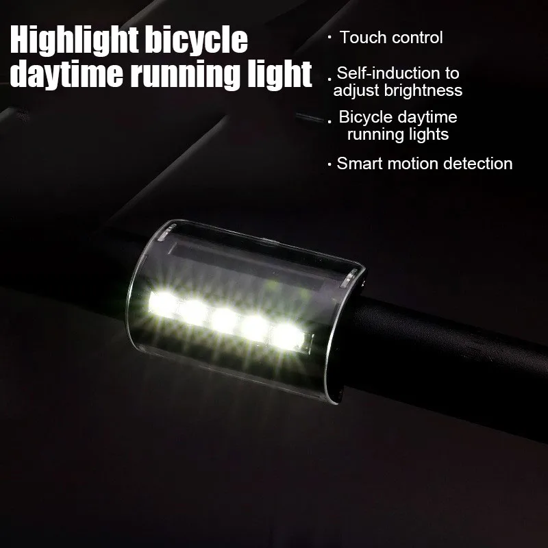 

Usb Charging Taillights Accessories Smart Sensor Light Automatic Start-Stop Touch Control Warning Light Cycling Accessory