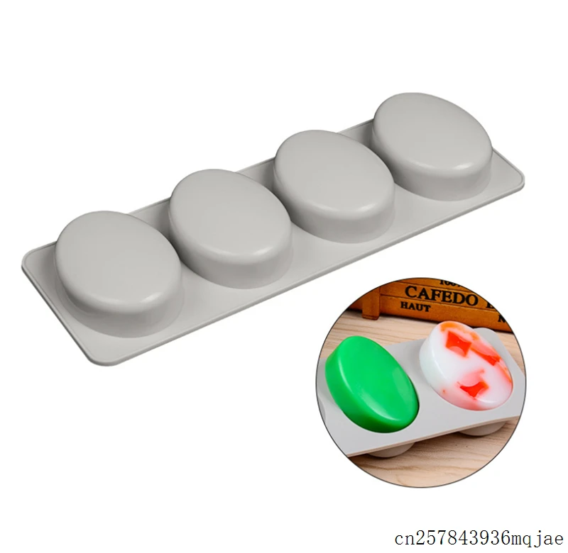 50 шт. овальные круглые ледяные силиконовые формы для торта ручная работа