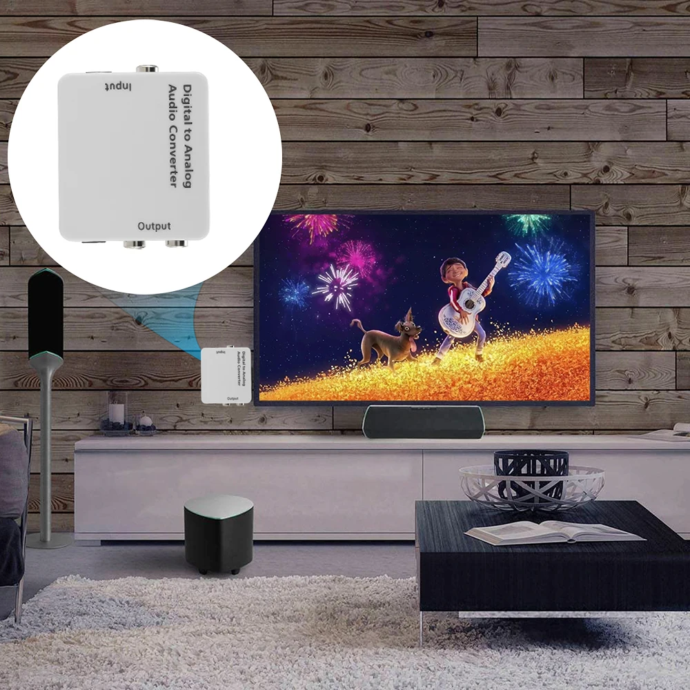 RCA цифровой в аналоговый аудио конвертер адаптер Горячая Распродажа Цифровой