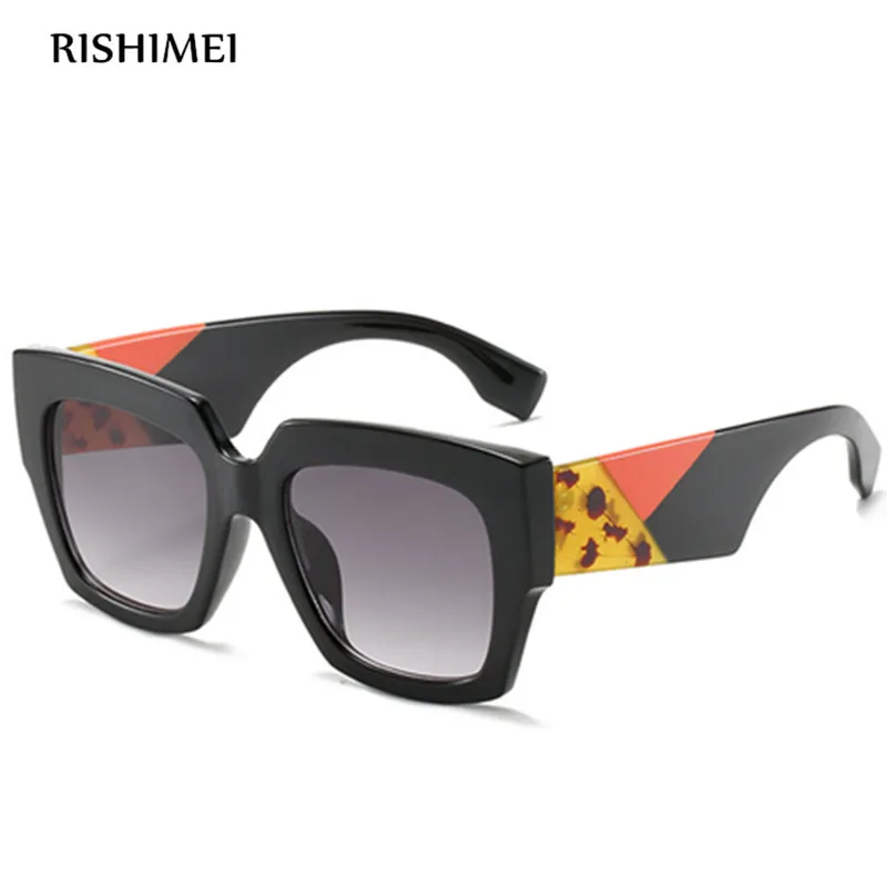 

European and American style personality square sunglasses for women outdoor travel uv - resistant sunglasses
