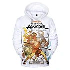 Толстовки Avatar the Last Airbender с 3D принтом, мужские и женские модные пуловеры большого размера, Осенние свитшоты из аниме