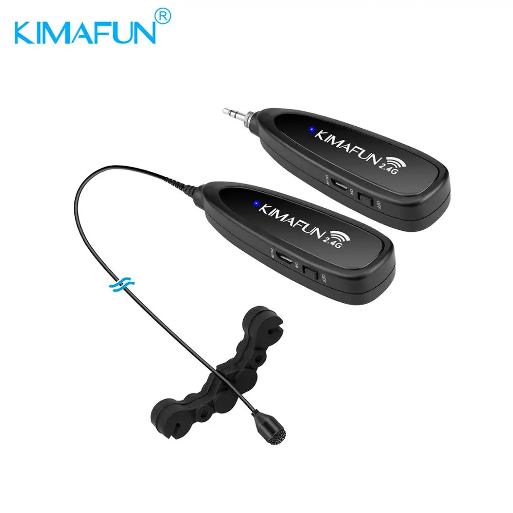 G150-6 KIMAFUN KM-G150-6 2,4G мини беспроводной Профессиональный музыкальный инструмент конденсаторный микрофон система для скрипки - Цвет: G150-6