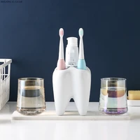 ceramic toothbrush holder bathroom products glass mouthwash cup diatom mud tray creative tooth styling toothpaste dispenser
