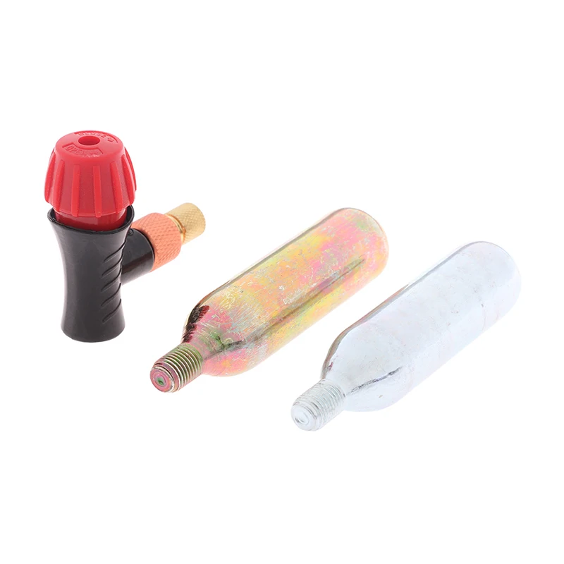 Портативный воздушный клапан для бутылки CO2 велосипедный насос AV/FV головка schrader &